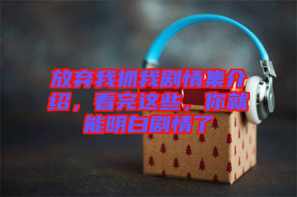 放棄我抓我劇情集介紹，看完這些，你就能明白劇情了